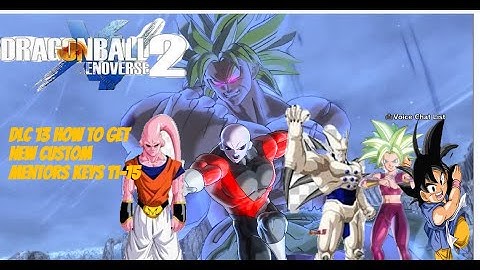 DBXV2 Dlc 13 How to get new custom mentors keys 11-15