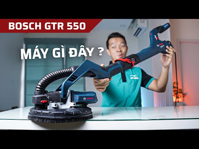 Tiết Kiệm Thời Gian Rất Nhiều Với Máy Chà Tường Bosch GTR550 | Tăng Lương Tối Đa Cho Thợ Sơn Tít