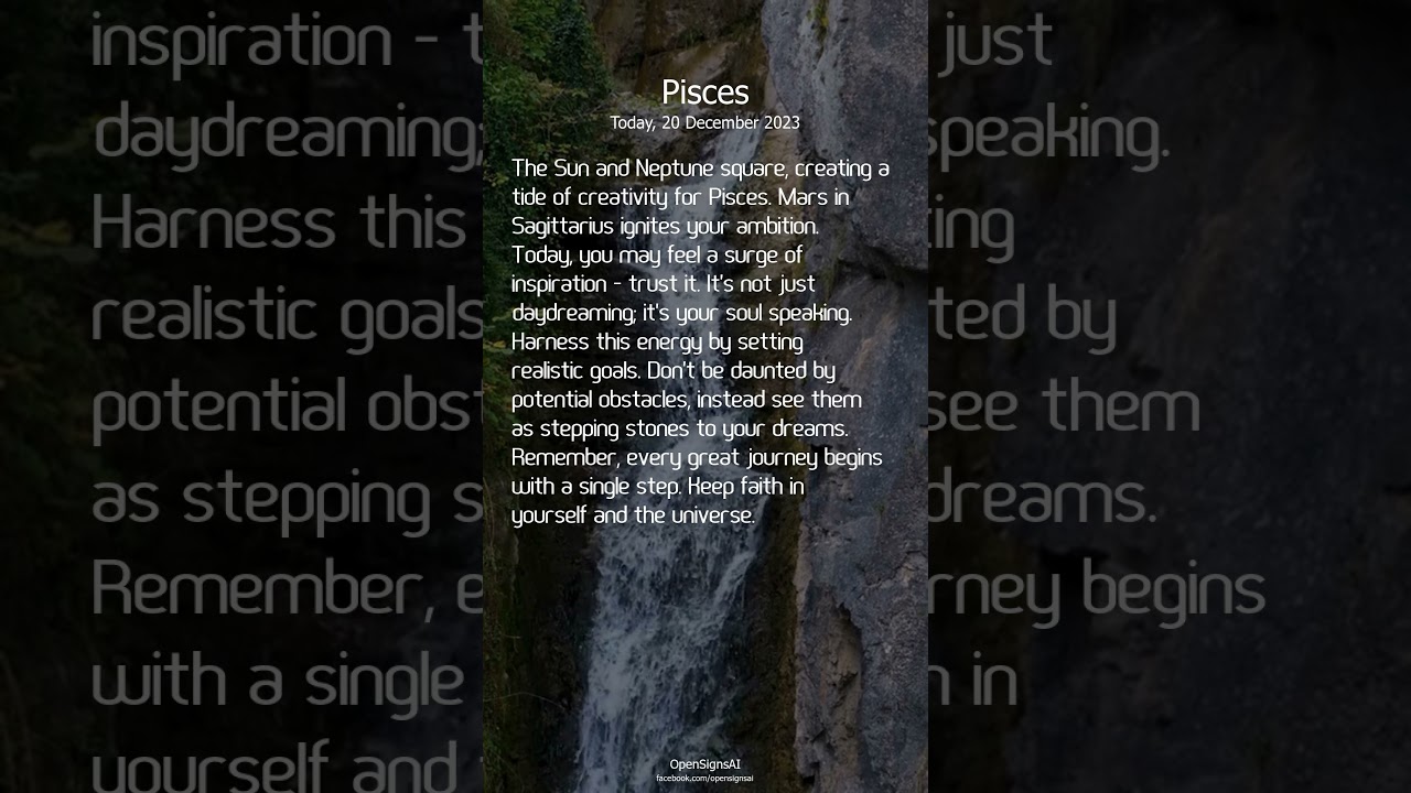✨✨ Daily horoscope for Pisces ✨✨ 
