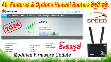 How to get all features & Options for Huawei Routers | Updated MOD Firmware in Sinhala