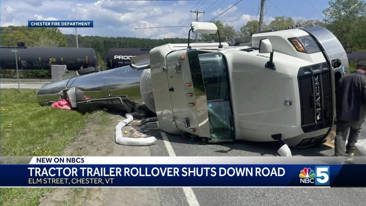 Tractor-trailer crash shuts down road for 11 hours - YouTube