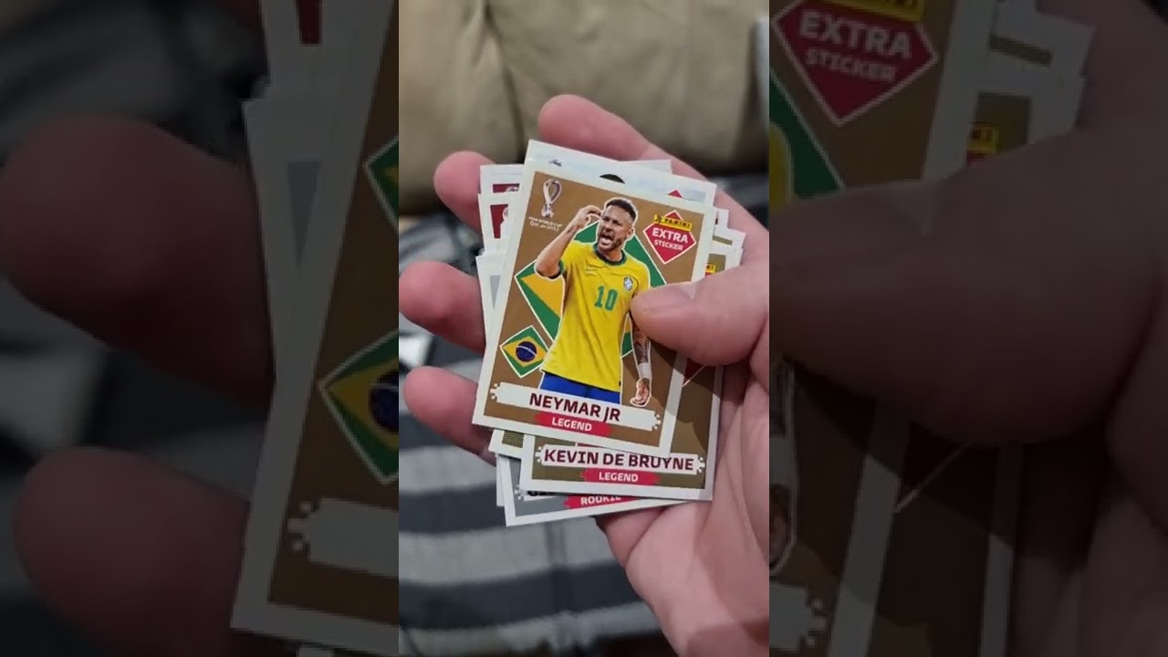 Figurinha Copa Neymar Jr Legend Bronze Extra Qatar 2022