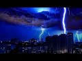 Terrifying Night in Texas ! ⚡️⚡️ Strange Thunderstorm and Scary Lightning Strikes Houston