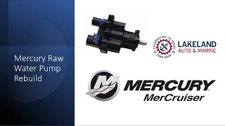 Mercury Mercruiser Raw Water Pump Rebuild 2001-2016 ish 8.1 5.0 5.7 6.2 8.2 4.3