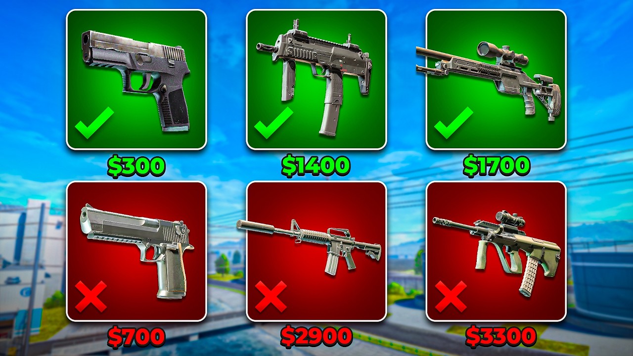The BEST And WORST Guns In CS2