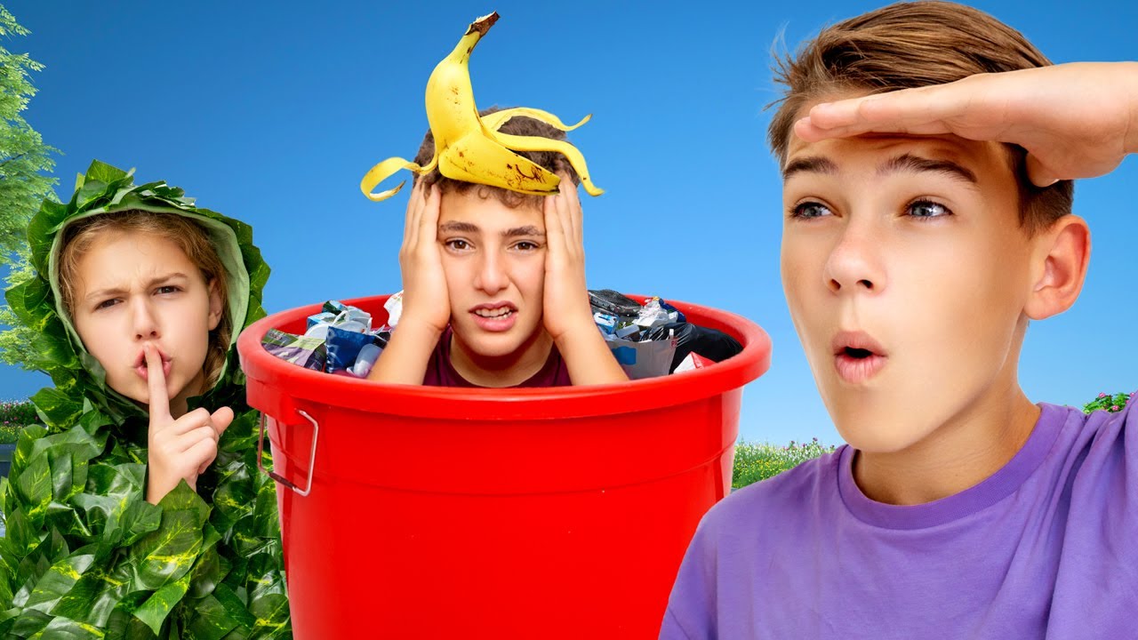 إيفان يلعب لعبة الغميضة في أكبر حديقة زهور طبيعية في العالم