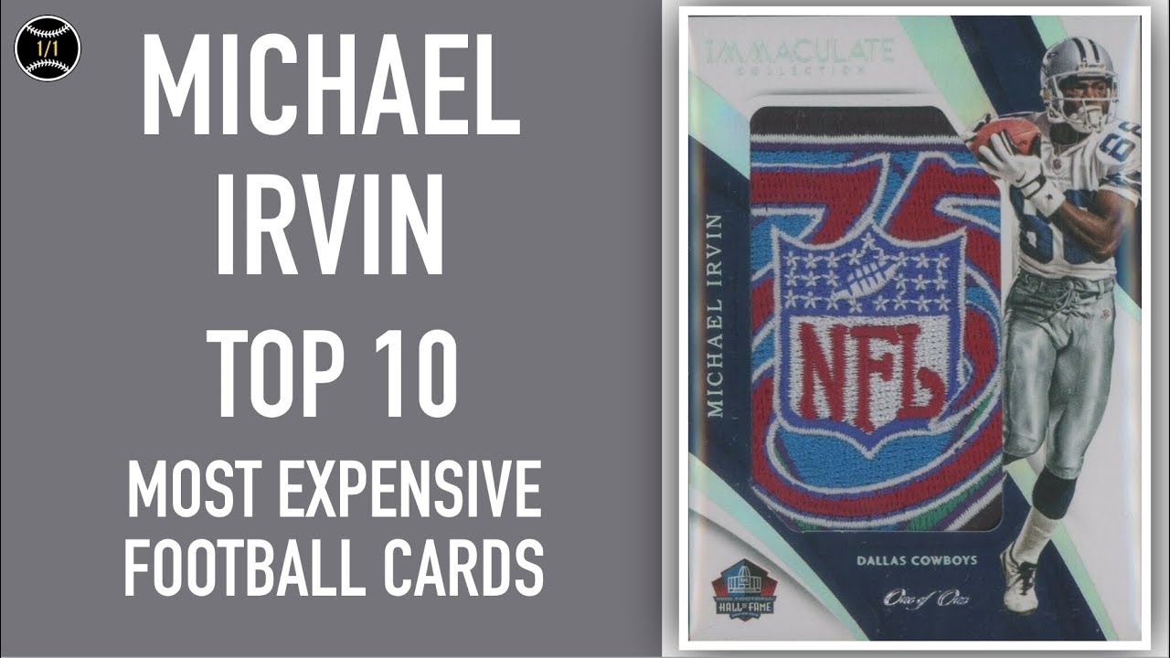 Michael Irvin: Top 10 Most Expensive Football Cards Sold on Ebay (September  - November 2019) - YouTube