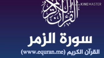 من سورة الزمر بصوت القارئ المغربي رشيد بوير