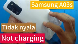 Samsung A03S not charging | Samsung A03S tidak nyala | Ganti konektor cas Samsung a03s