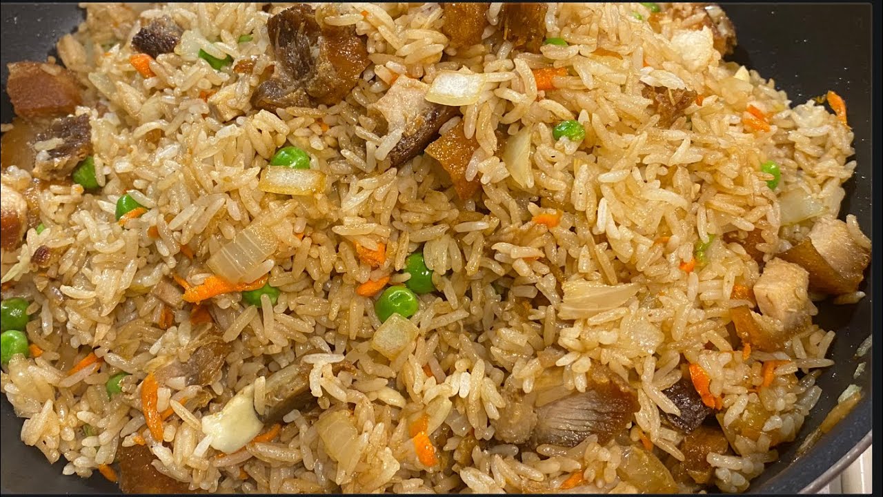 LEFTOVER PORK BELLY FRIED RICE. - YouTube