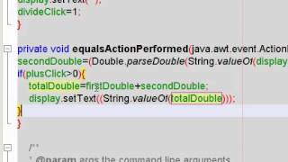 Java - Make a Calculator using NetBeans 4 of 5 - YouTube.flv