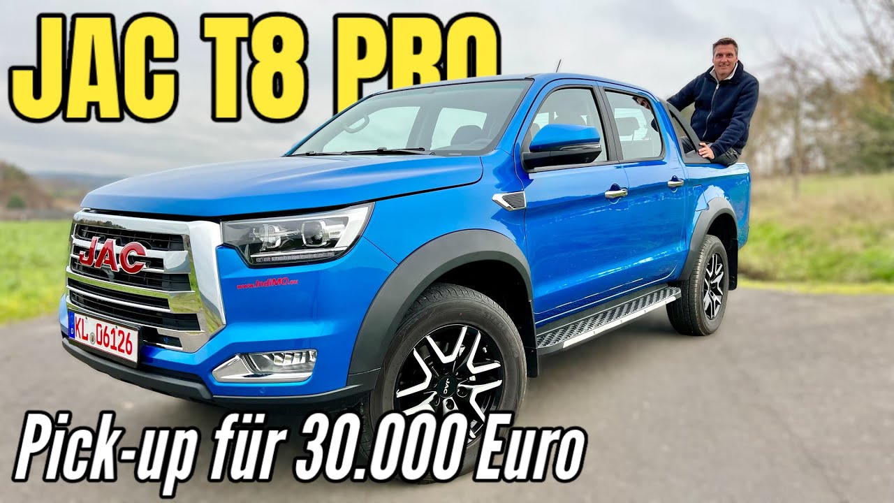 JAC T8 PRO: Pick-up aus China mit Mitsubishi-Motor. Die Alternative zu  Isuzu D-Max und Co.?