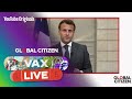 A message from French President Macron at VAX LIVE: The Concert to Reunite the World