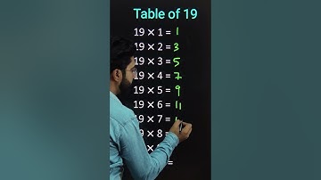 Table of 19 trick | #tricks #maths #shorts #short #tableof19 #katarsinghclasses #youtubeshorts