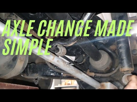 How to change a CV Axle on the BMW E46 - YouTube