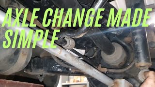 How to change a CV Axle on the BMW E46