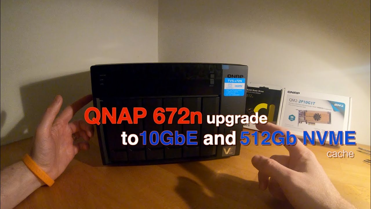 How to install NVME SSD and 10 Gigabit interface with a QM2
