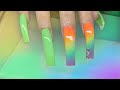 Rainbow Nails | Watch Me Work | Acrylic Nails Tutorial