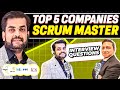 Top 5 scrum master interview questions and answers  scrum master interview questions
