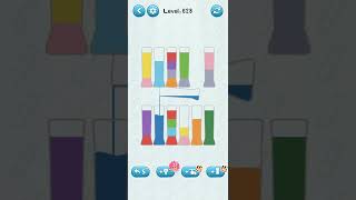 water sort color bottle puzzle game level 628 Numpuz android ios games mobile game funny gaming