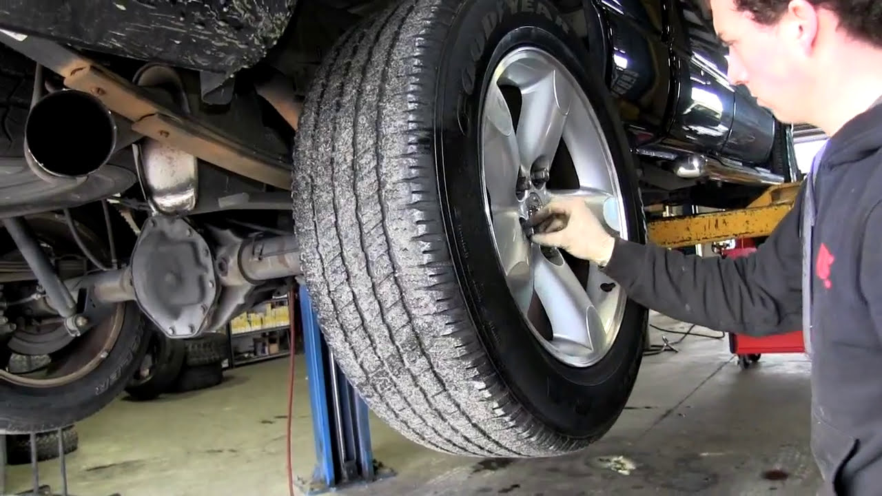 Replacement of Rear Shocks on a 2007 Dodge Ram 1500, RWD l SENSEN ...