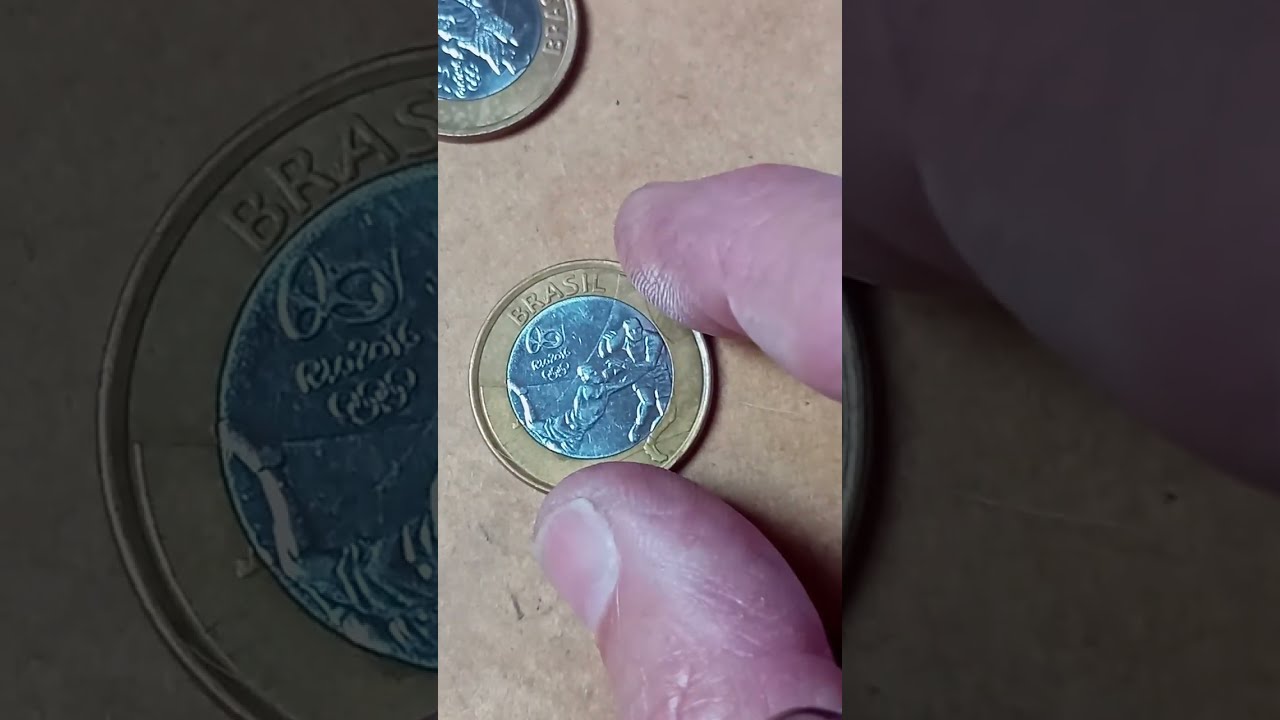 🇧🇷🤾" ESSA É DIFÍCIL! MOEDA DO RUGBY"  COMEMORATIVA  RIO 2016 DESCUBRA O PORQUE? !🇧🇷🤾