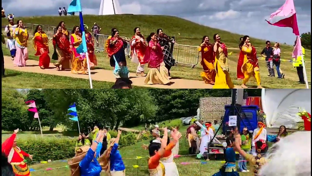 Milton Keynes UK | Indian Heritage Culture Carnival | Punjab & Kerala performance | 