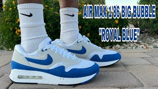 NIKE AIR MAX 1 OG '86 BIG BUBBLE "ROYAL BLUE" 2024! REVIEW & ON FEET JUST SIMPLY STUNNING!