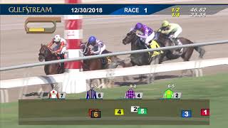 Gulfstream Park December 30, 2018 Race 1
