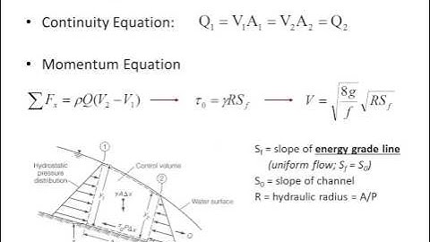 CE 331 - Class 18 (2/25/2013) Intro to Open Channel Flow