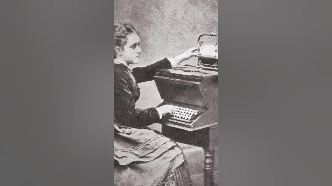 Christopher Sholes invented the first practical typewriter & introduced