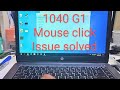 mouse click fixed. right click acting as right click in hp laptop.