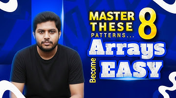 Array Patterns in Telugu 🔥 | Must-Know Patterns to Master Arrays | DSA Series 💻