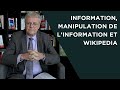 Information manipulation de linformation et wikipedia