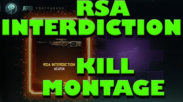 Black ops 3 new sniper - RSA interdiction kill montage!