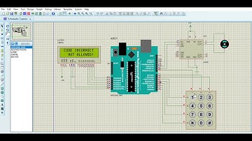 Authentication System with Keypad using Arduino Uno, LCD, DC Motor & L293D | Proteus 8 Professional