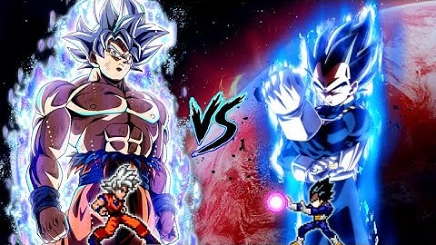 Son Goku DBS V7 OP (all form) VS Vegeta Ultra Instinct V2 OP in Jump Force Mugen