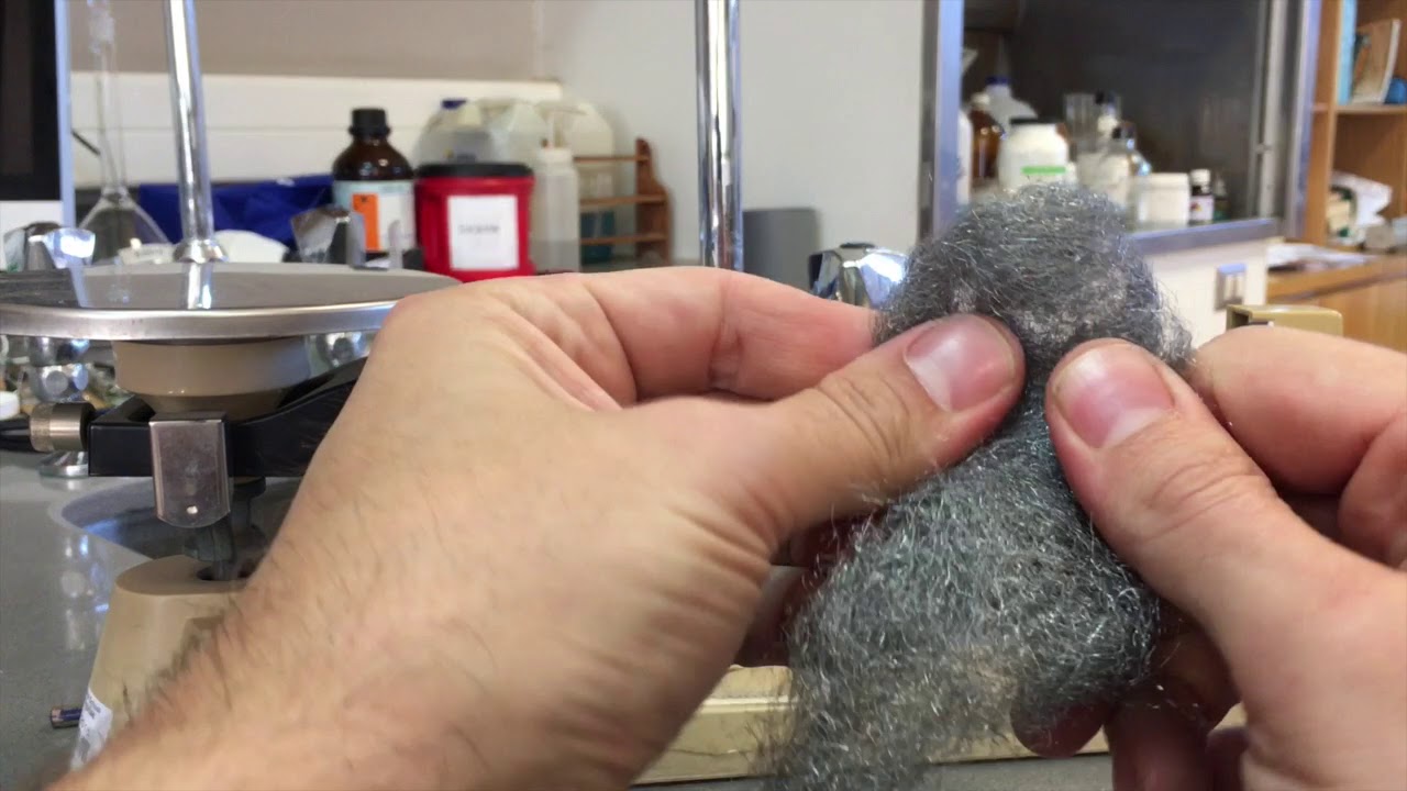 Chemistry Phenomenon 1 Steel Wool Stretch Experiment YouTube