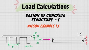 3. Load Calculation - Nilson Chapter 1, Example 1.1 - Design of Concrete Structure