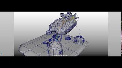 Submarine Maya Animation