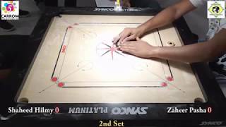 Carrom World Cup Korea 2018 2nd Set Team Event Final Shaheed Hilmy vs Zaheer Pasha