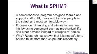 1. Introduction to Safe Patient Handling and Movement