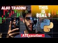 Real  Algo Trading in LIVE stock Market | Algorithmic Trading with Finvasia API #trading