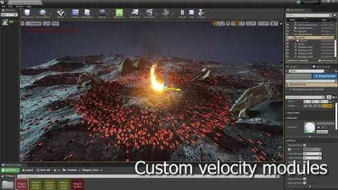 UE4 - Niagara - Test Rat Horde FX draft