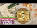 CALABACINES RELLENOS DE ATÚN | Barquitas de calabacín relleno | Calabacines con atún