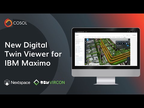 COSOL launches new Digital Twin viewer for IBM Maximo Application Suite - video from COSOL Global
