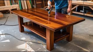 From Wood to Wonder: A Carpenter’s Coffee Table Masterpiece