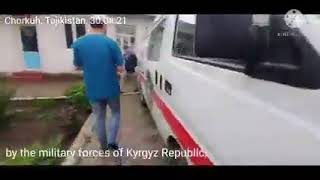 Киргызские пограничники открыли огонь на машину Скорой помощи/Kyrgyz border guardsshoot at ambulance