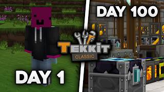 I spent 100 Days In TEKKIT!