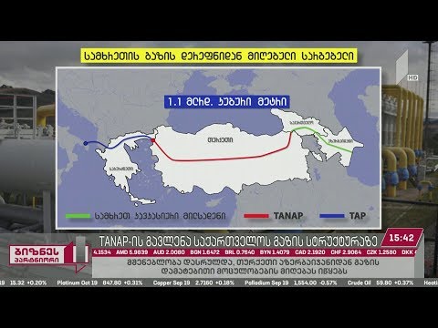 TANAP-ის გავლენა საქართველოს გაზის სტრუქტურაზე